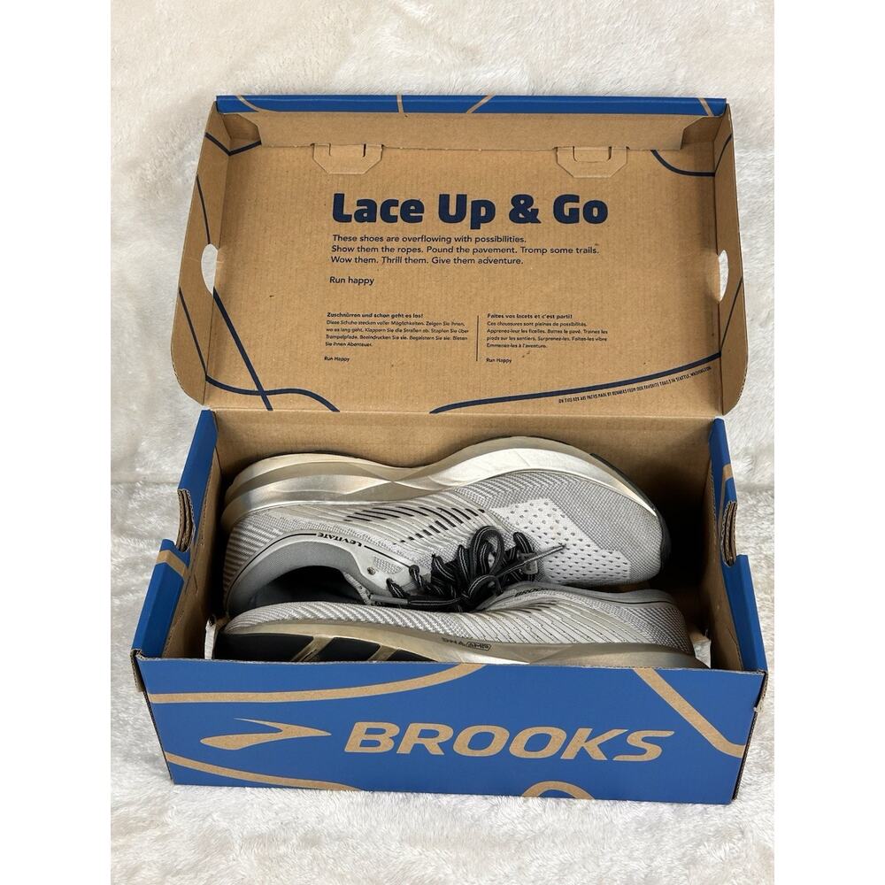 Brooks Womens Levitate 1202581B131 Gray Running Shoes Sneakers Sz 7.5 M (B) - Picture 9 of 9